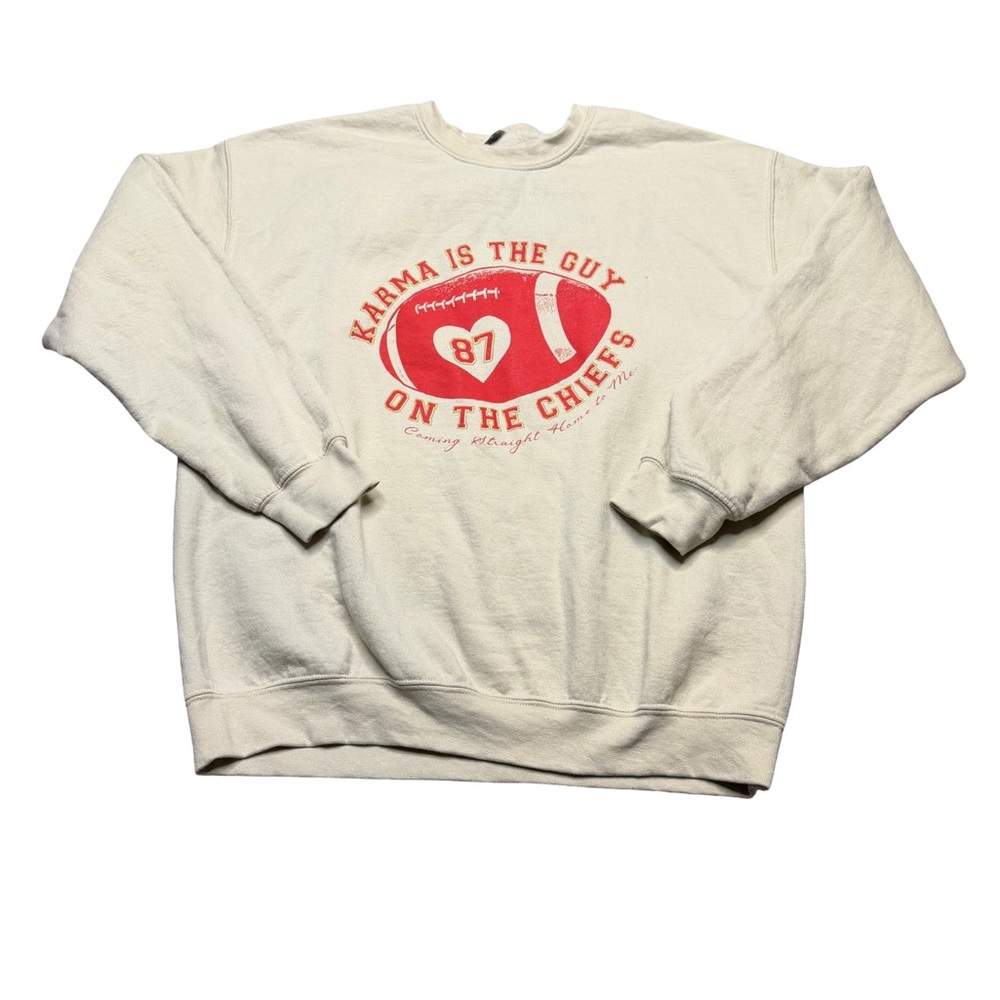 ✨ Karma Is The Guy On The Chiefs Sweatshirt Women’s XL‎ ✨